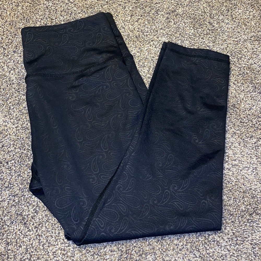 ZYIA Black Paisley Light n Tights